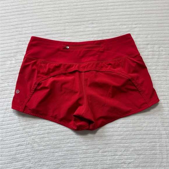 lululemon athletica Pants - lululemon athletica Women's Bold Red Athletic Shorts